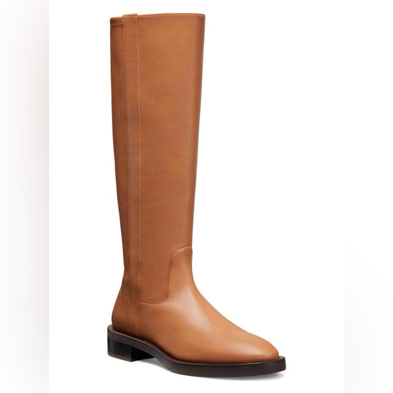 Stuart Weitzman Sadie Ii Lambskin Leather Knee High Boots Size 6